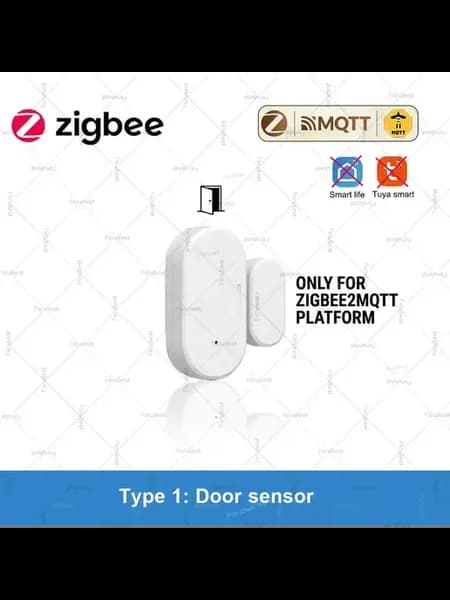 Датчик для дверей и окон Zigbee, беспроводной магнитный датч
