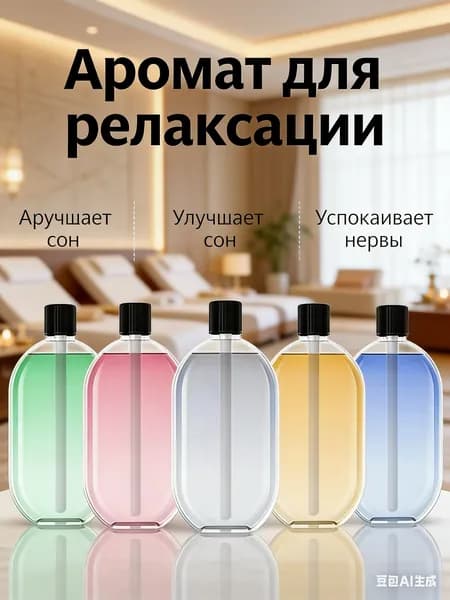Аромадиффузор ультразвуковой ароматы для аромадиффузора -5 шт-костюм-10, светло-серый
