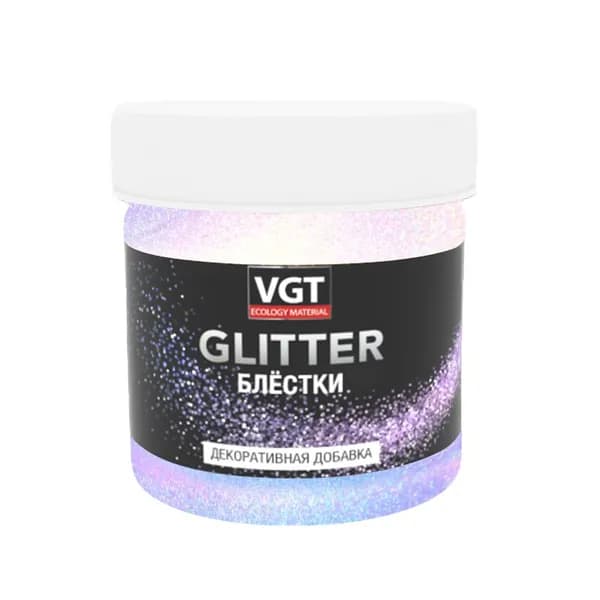 Блестки, Хлопья синтетической слюды Mica Flakes ChemTech 2080 6-10 mesh, Хамелеон PET GLITTER VGT (0,05 кг)