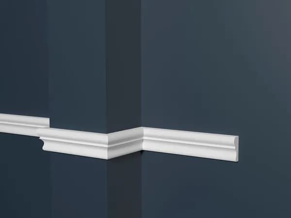 Молдинг для стен декоративный дюрополимер 19x8x2000 мм, 1 шт.