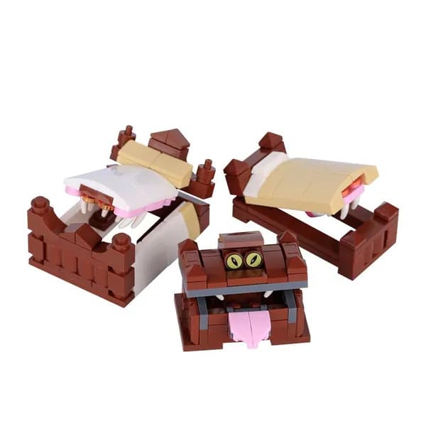 Сборная Модель Мебели MOC "Средневековый Замок", 203 Деталей - Историческая Реконструкция, Для Взрослых (ABS Пластик)