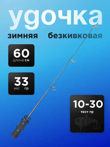 Удочка зимняя безкивковая / блеснилка для балансира / рабочая длина 60 см ST_WFX_R60