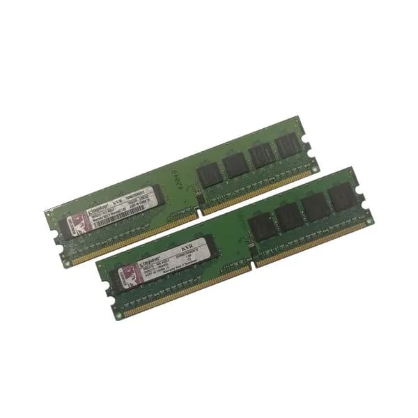 Оперативная память DDR2, 667 МГц, 2 x (King KVR667D2N5/512 99x5315-0xx.A00LF (Kit 2x512Mb))