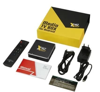 Ugoos Медиаплеер Android, 4 ГБ/128 ГБ, Bluetooth, Wi-Fi, золотой