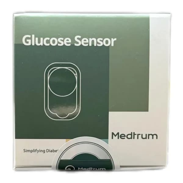2 Датчика Сенсор для мониторинга глюкозы, Medtrum TouchCare S9 CGM, Датчик глюкозы, Модель - MD3660 2 шт