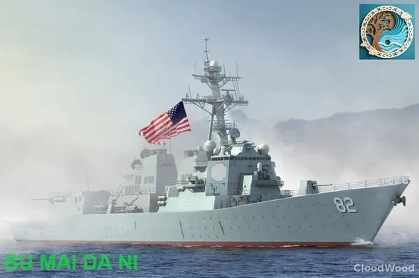 Hobbyboss 83412 1:700 Эскадренный миноносец с управляемыми ракетами DDG-82 Ларсен ВМС США Сборная модель судна