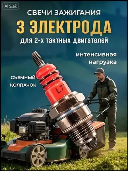 Свеча зажигания арт. Свеча L7T3, 2 шт.