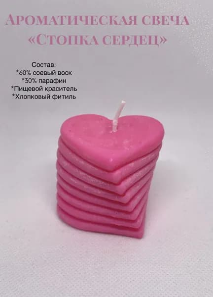 Свеча ароматическая "Бабл-гам", 5 см х 4 см, 1 шт