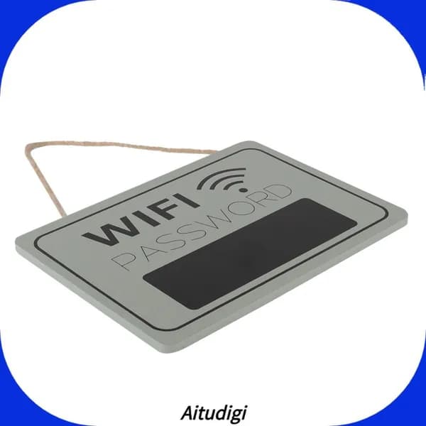 Знак с паролем Wi-Fi