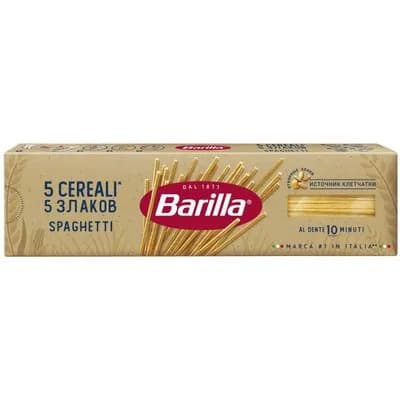 Макаронные изделия Barilla Спагетти 5 Злаков, 450г