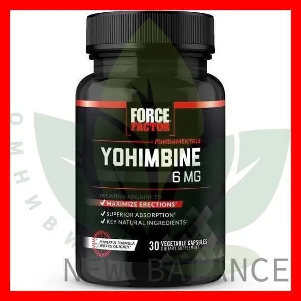 Иохимбин Force Factor YOHIMBINE 6 MG -30 капсул из США