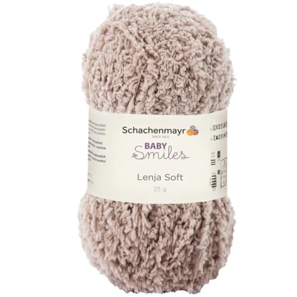 Lenja Soft /Ленья Софт/ пряжа Schachenmayr Baby Smiles, 100% полиэстер, 25г/85м, арт. 9807560 цвет 01010, kamel (верблюд)