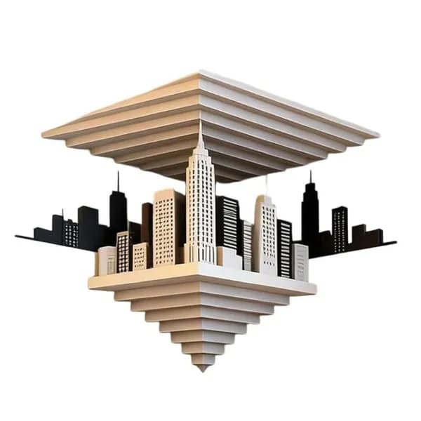 Наклейка 3D Оптический угол для стен и мебели, - Труба 20 - F