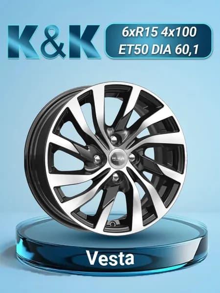 iFree KC882 Колесный диск Литой 15x6" PCD4х100 ET50 D60.1