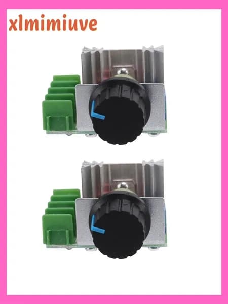 Регулятор скорости двигателя AC 220V, 2000W / Тиристорный диммер 2 шт., для резистивной нагрузки.