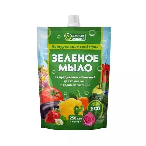 зеленое мыло для растений от вредителей