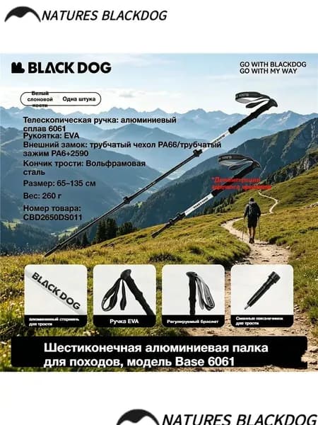Лыжные палки, 65-135 см
