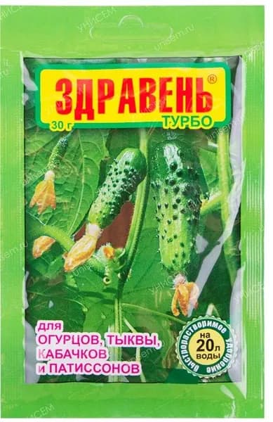 Удобрение Здравень для огурцов 30гр.