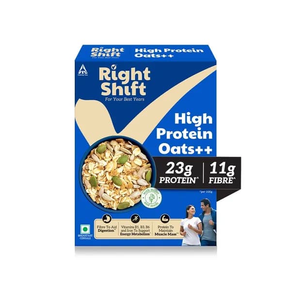 Right Shift Крупа с мюлтом и семенами, 240г, 23г белка, 11г клетчатки, для всех