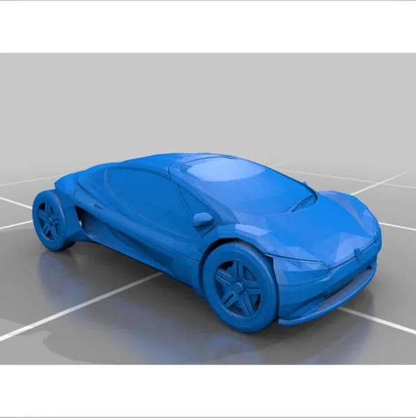 Volkswagen Ego Concept. Масштабная модель 1:72.