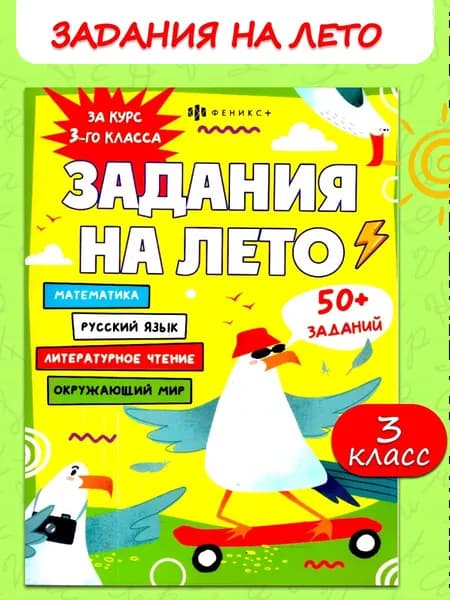 Задания на лето. За курс 3 класса. Математика, русский язык, литературное чтение, окружающий мир | Енжевская Марина Владимировна