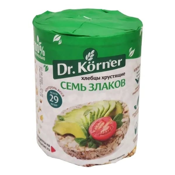 Хлебцы мультизерновые Dr.Korner Семь злаков 100 г