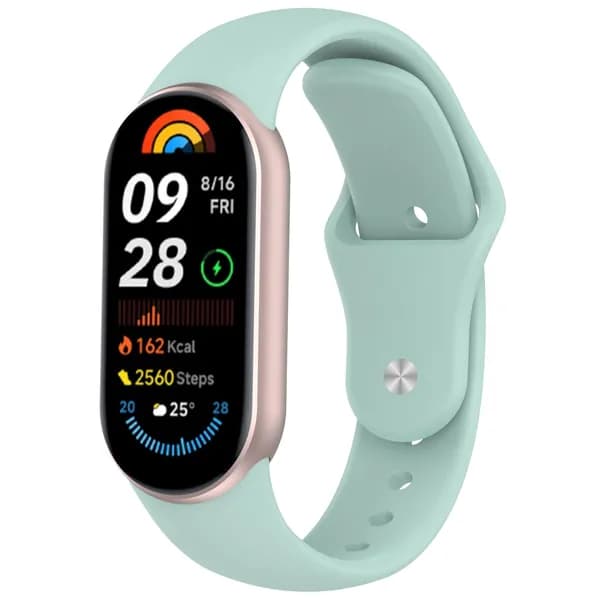 Мягкий силиконовый ремешок, подходит для Xiaomi Mi Band 10/9/8, спортивный ремешок, удобный в носке, унисекс