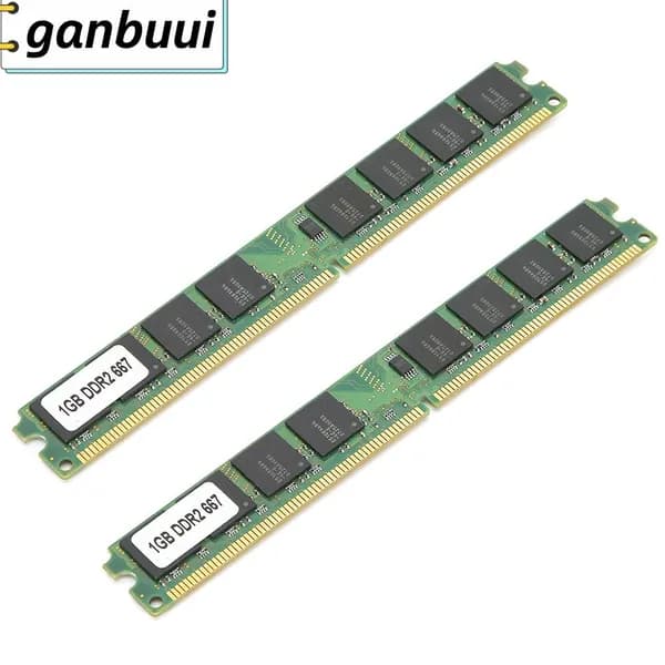 Модуль памяти DDR2 1ГБ 667МГц, стабильная работа, для настольных ПК