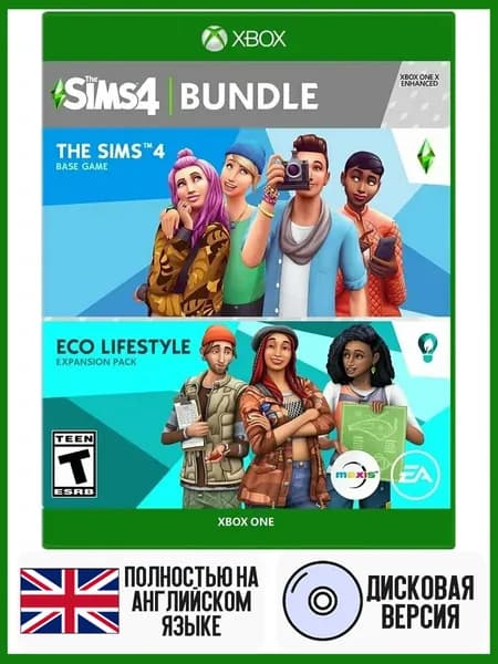 Игра The Sims 4 + Eco Lifestyle (Xbox One, Английская версия)