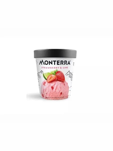 Мороженое Monterra Клубника Лайм 480 мл 298 г