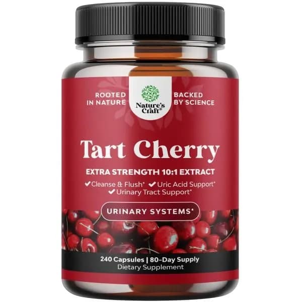 Капсулы Natures Craft Extra Strength Tart Cherry - Капсулы с экстрактом вишни
