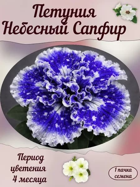 Петуния Небесный Сапфир, семена, 10 шт.