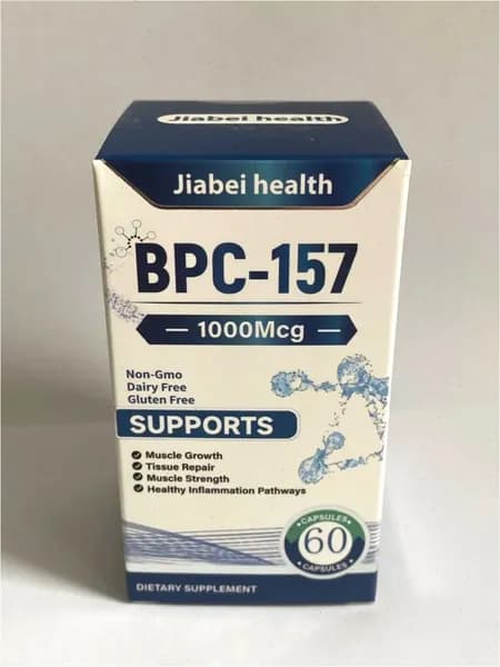 Пептид для заживления ран,желудка,суставов и связок BPC-157 Jiabei health 60 caps/ БПС-157 Jiabei Health 60 капс
