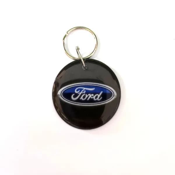 Ключ-брелок для домофона Форд, Ford с классным изображением (перезаписываемый), T5577 EM4305, 125 кГц