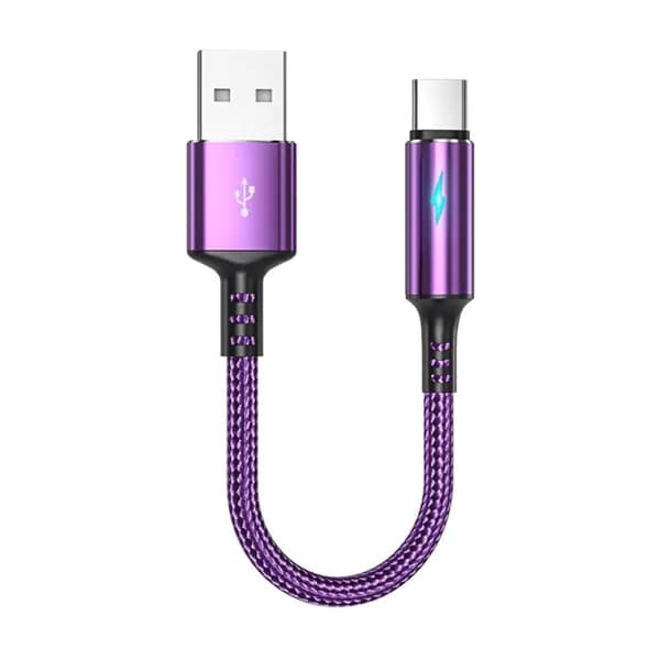 Сетевой кабель питания USB Type-C, 0.1 м, зеркальный
