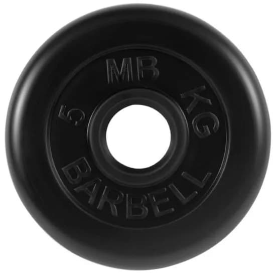 Блин для штанги MB Barbell Стандарт, 5 кг, 51 мм (MB-PltB51-5)