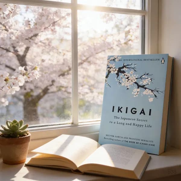 Книга о японской философии счастья Ikigai