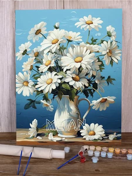 Набор для цифровой живописи, 30х40 см, 18 цветов