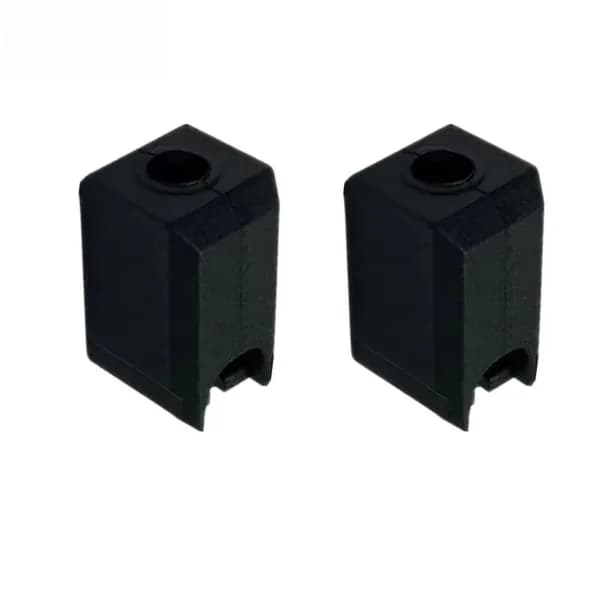 2шт силиконовые носки для Bambu Lab X1 X1C Hotend Extruder Подогреваемый блок Высокотемпературный чехол для Bambulab P1s P1p черный силиконовый чехол