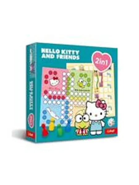 Trefl Ludo, Snakes and Ladders Hello Kitty настольная игра 2-в-1