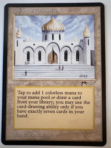 Коллекционная карточная игра MTG Library of Alexandria