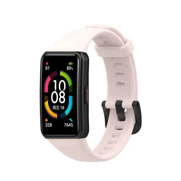 ремешок для huawei band 6 / honor band 7 6, силиконовый мягкий сменный ремешок