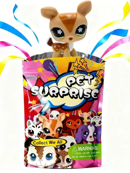 Pet Shop #634,лпс игрушки,Короткошерстная кошка,подарок для девочки(С упаковочным пакетом)
