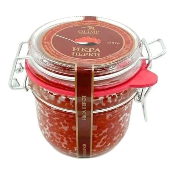 Икра нерки красная Олимп зернистая 230 г