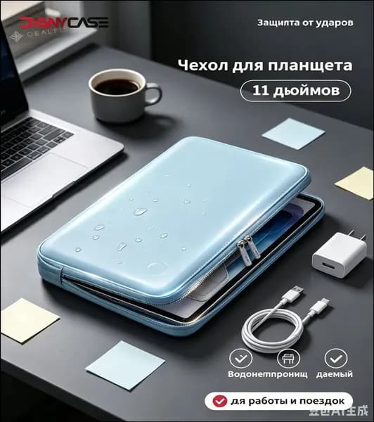 Универсальный чехол применяется для 11дюймового планшета, качественный