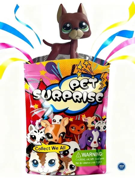 Pet Shop #1519,лпс игрушки,Немецкий дог,Сосиска-дог,овчарка,собака,подарок для девочки(С упаковочным пакетом)