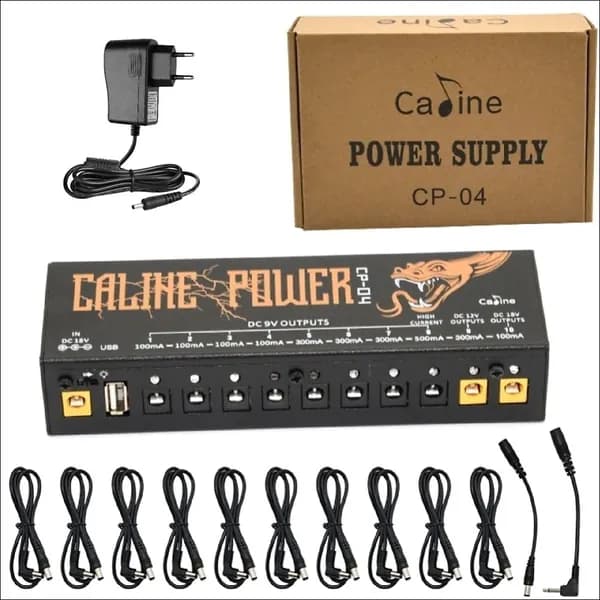 Блок питания для педалей гитарных эффектов Caline CP-04 Multi-Output Power Supply