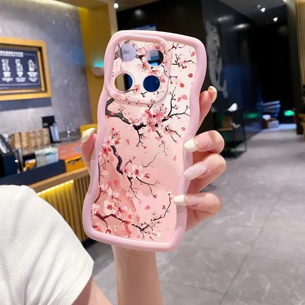 Чехол на Redmi Note 13 Pro 5G/POCO X6 5G Цветы в богемском стиле Корпус телефона с волновой рамкой защищен от сбрасывания