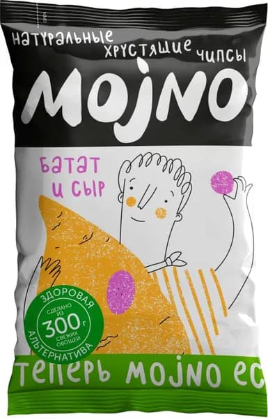 Чипсы из батата с сыром Чеддер Mojno 75г
