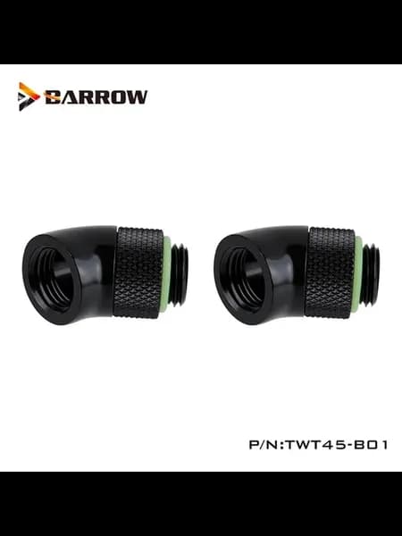 BARROW 45° поворотный адаптер для водяного охлаждения, черны